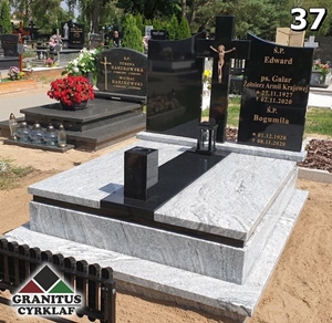 1 nagrobek podwójny nowoczesny